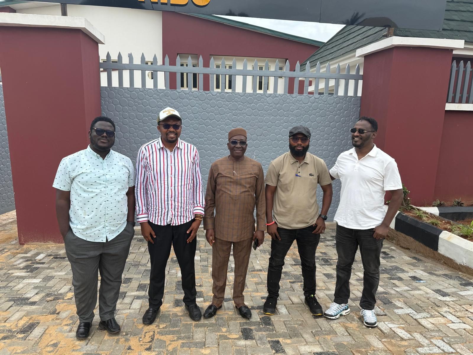 Group photograph with colleagues