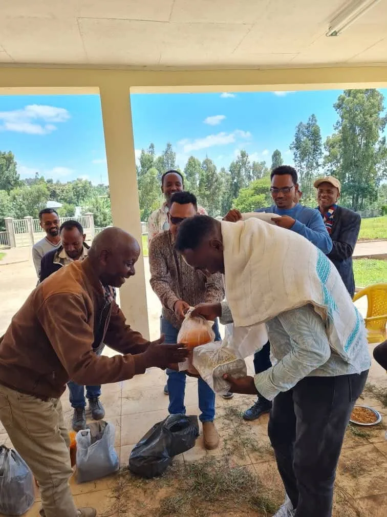 Meeting hosts and colleagues at a site visit