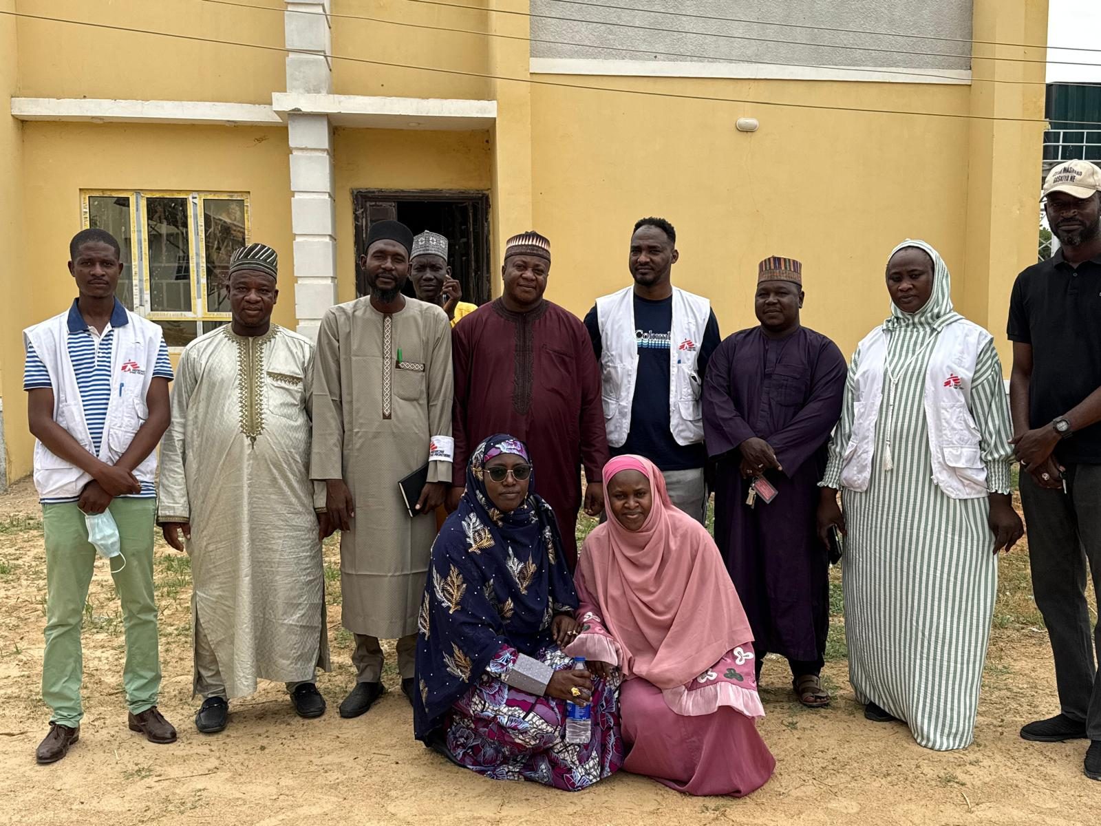 Group photograph with colleagues and partners